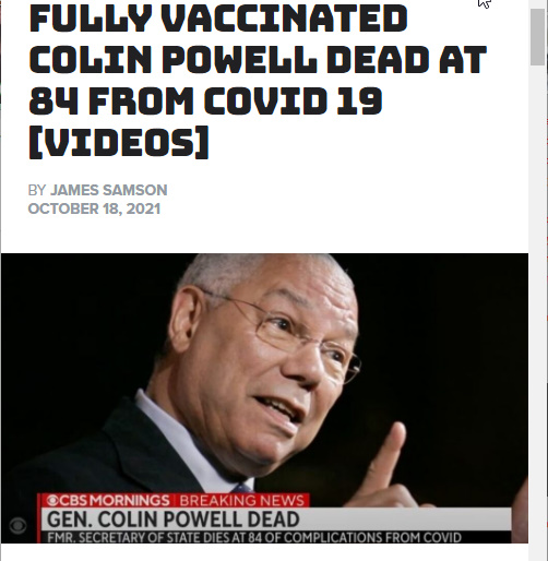 FullyVaccinated ColinPowell DeadAt-84-FromCovid19 FullyVaccinated ColinPowell DeadAt-84-FromCovid19